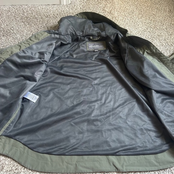 Eddie Bauer Green Sprig Women's Port Townsend Waterproof Rain Jacket Outdoor XL - Picture 5 of 12